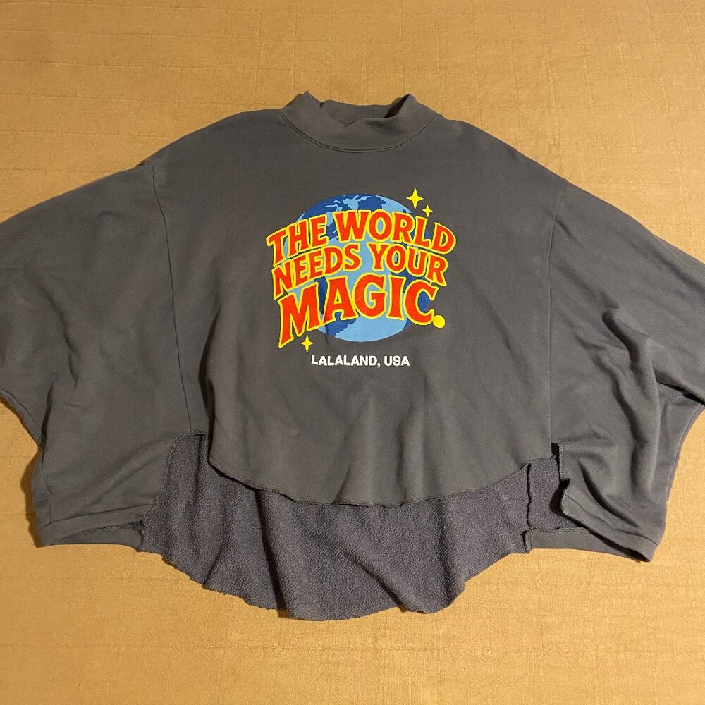 Dressed in Lala TWNYM Remix Boxy Pullover Grey